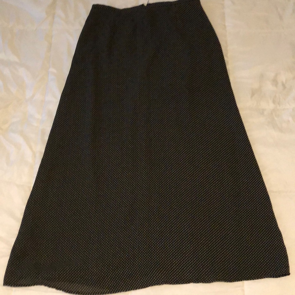 Liz Claiborne long black skirt